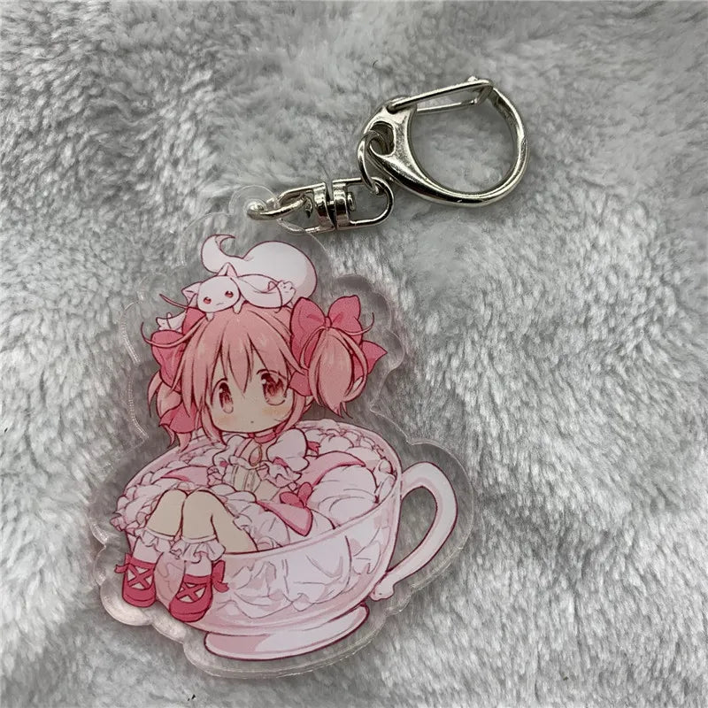 Madoka Magica Kaname Madoka Acrylic Keychain