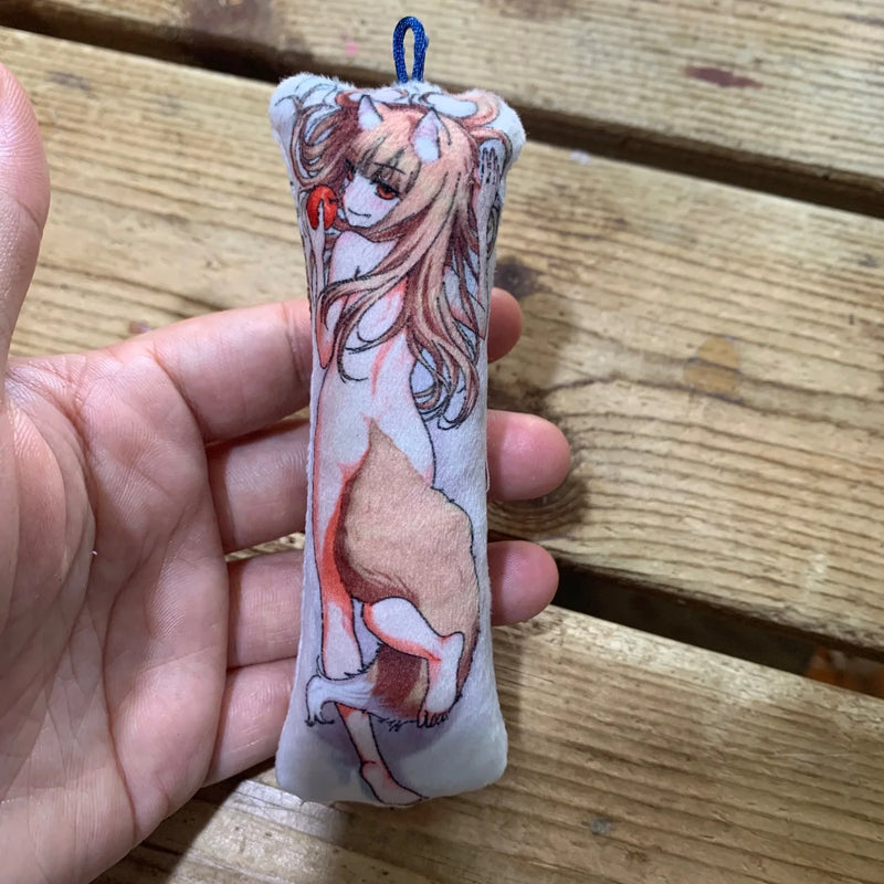 Spice and Wolf Holo Plush Keychain Strap Figure