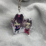Ace Attorney Couples Acrylic Keychain Strap Anime Keyring