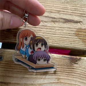 Haruhi Suzumiya Acrylic Keychain Strap Hanging Accessory
