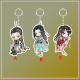 Scum Villain Self Saving System Keychain Acrylic Stra