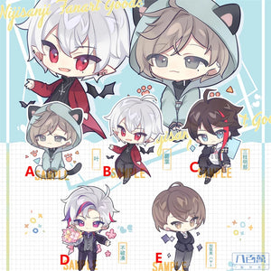 Vtuber Nijisanji ChroNoiR Acrylic Keychain Strap Figure