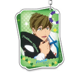 Anime Nanase Haruka Ryugazaki Rei Mikoshiba Seijuro Cosplay Keychain Pendant