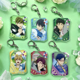 Anime Nanase Haruka Ryugazaki Rei Mikoshiba Seijuro Cosplay Keychain Pendant