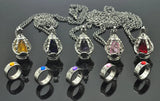 Madoka Magica Soul Gem Necklace & Rings Set