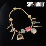 Anime Spy X Family Charm Bracelet Women Loid Anya Yorger Cosplay Bangles