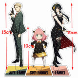 Spy x Family Acrylic Stand Figure Set Loid Yor Anya Cosplay Model
