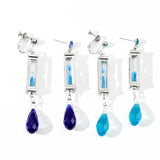 Vanitas Anime Cosplay Crystal Earrings Ear Clip Stud Jewelry Pendants