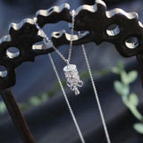 Xie Lian Cosplay Hua Cheng Chains Necklace Butterfly Ring Necklace