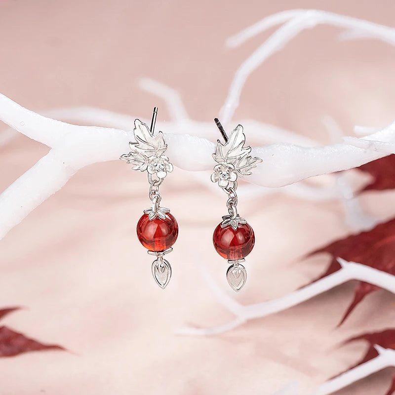 Anime TGCF Earrings Xie Lian Cosplay Ear Clip Studs Jewelry Pendant
