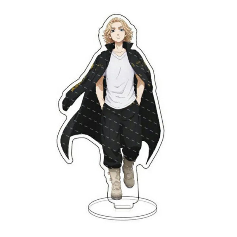 Tokyo Revengers Mikey Stand Figure Desk Display Acrylic Card Gift