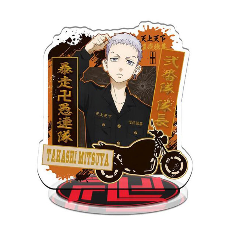 Tokyo Revengers Chifuyu Stand Figure Plate Toy Desk Display Acrylic Card Gift