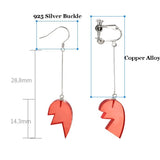 Jojo Rohan Kishibe Pen Nib Earring 925 Sterling Silver Cosplay Jewelry