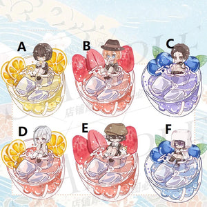 Bungou Stray Dogs Dazai Osamu & Nakahara Chuuya Keychain Acrylic