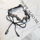 Anise Arrival Velvet Choker Necklaces Alloy Tassels Long Necklace