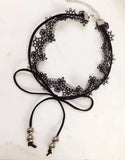 Anise Arrival Velvet Choker Necklaces Alloy Tassels Long Necklace
