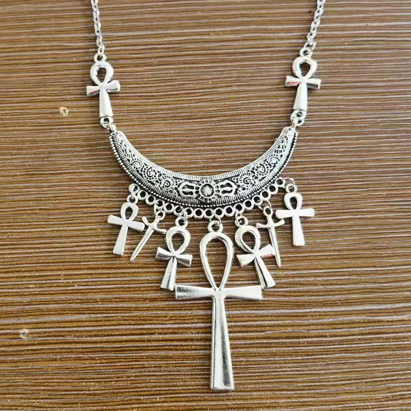 Ankh Necklace Gothic Chain Necklace