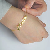 Custom Name Anklet, Stainless Personalized Bracelet