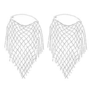 Crystal Tassel Anklets, Elegant Crystal Ankle Bracelets
