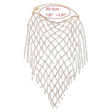 Crystal Tassel Anklets, Elegant Crystal Ankle Bracelets