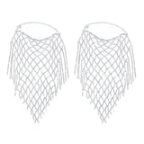 Crystal Tassel Anklets, Elegant Crystal Ankle Bracelets
