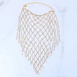 Crystal Tassel Anklet Leg Chain Foot Bracelet Alloy Foot Jewelry T8DE