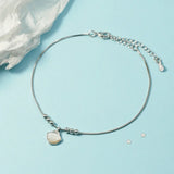 Copper Foot Chains Shell Pendant Anklet for Women