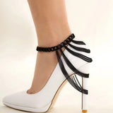 Anklet Coating Rows Chains Women Girls Jewelry HA23227