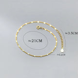 925 Sterling Silver Anklet Chain Women On Foot