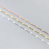 925 Sterling Silver Anklet Chain Women On Foot