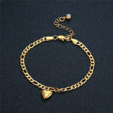 Stainless Steel Cuban Link Anklet Women's Leg Chain Foot Jewelry