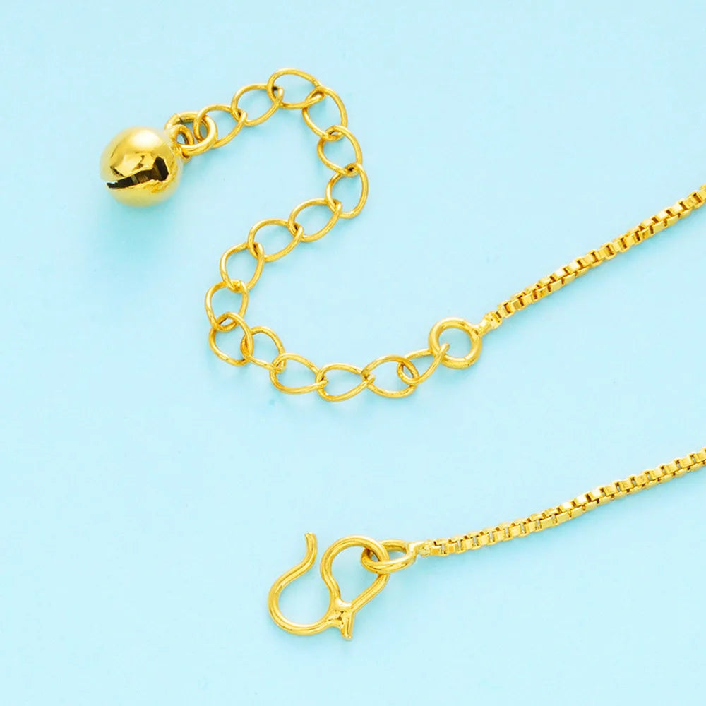 Anklets for Women 24K Bracelet Ankle on The Leg Egirl Foot Jewelry