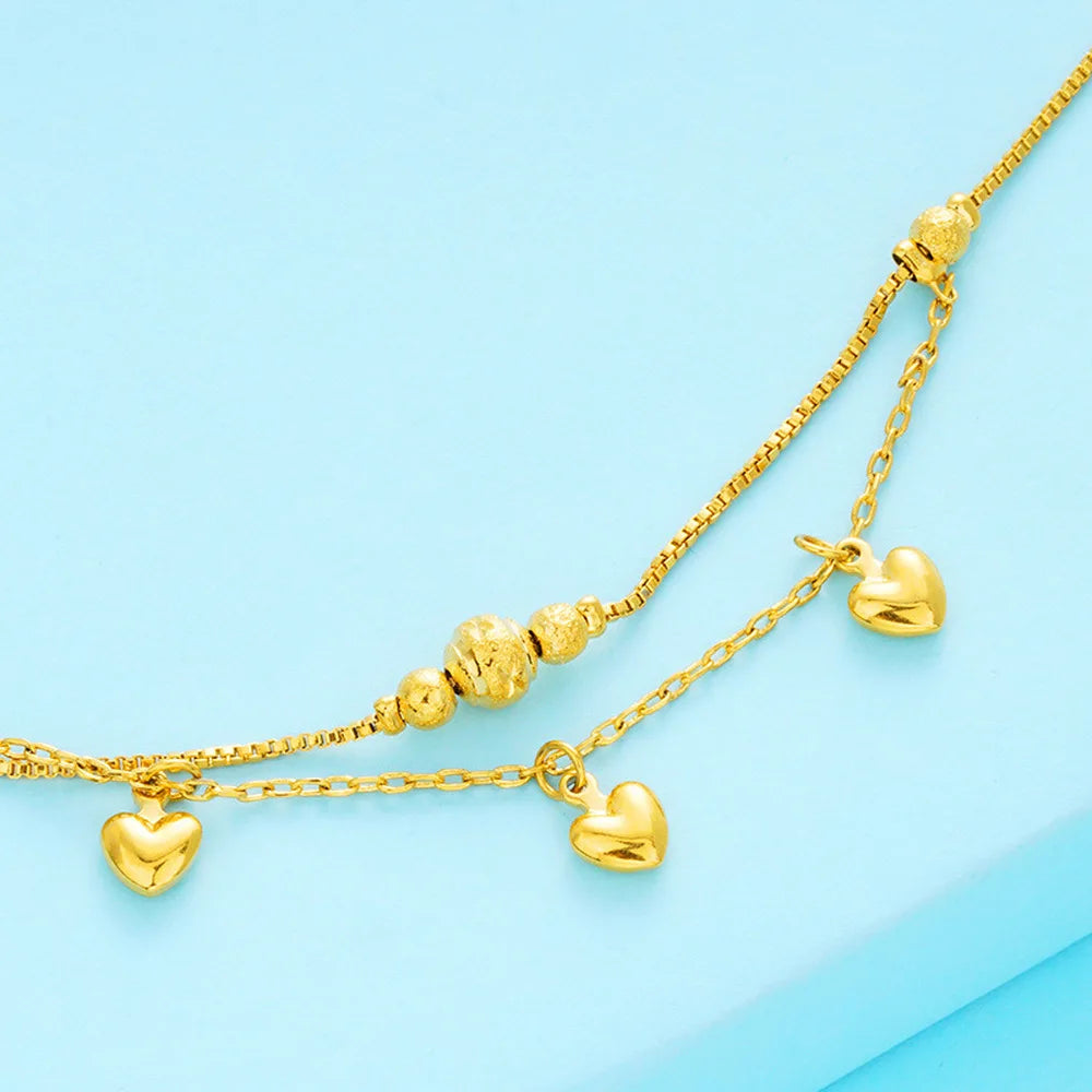 Anklets for Women 24K Bracelet Ankle on The Leg Egirl Foot Jewelry
