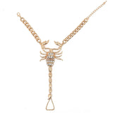 Scorpion Anklet Bracelet Bohemian Jewelry Beach Foot Toe Ring