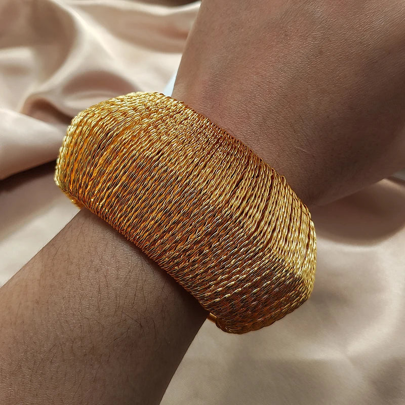 Annayoyo Dubai Big Bangles African Ethiopian Jewelry Bracelets