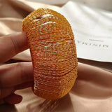 Annayoyo Dubai Big Bangles African Ethiopian Jewelry Bracelets