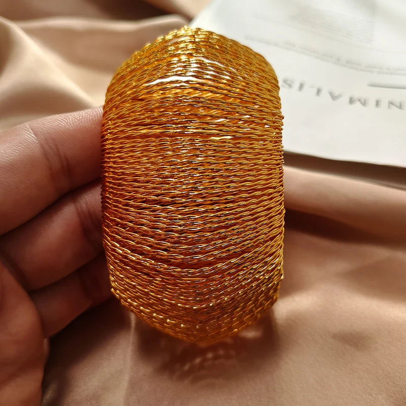 Annayoyo Dubai Big Bangles African Ethiopian Jewelry Bracelets