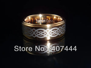 Tungsten Carbide Wedding Rings - Golden or Polished Ring