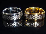 Tungsten Carbide Wedding Rings - Golden or Polished Ring