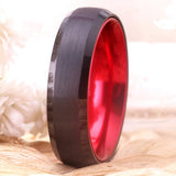 Anniversary Gift Wedding Rings For Women Men's Tungsten Ring
