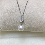 925 Silver Pendant Base for Pearl Crystal Jade Agate 5pcs