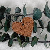 Anniversary Keychain Valentine Gift Wooden Couples Keychains