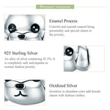 925 Silver Poodle Dog Charm for Bracelets & Necklaces