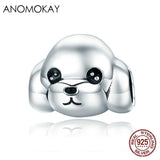 925 Silver Poodle Dog Charm for Bracelets & Necklaces