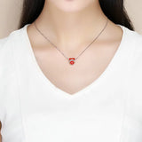 Anomokay 925 Silver Heart Bead Never Give Up Love Charm