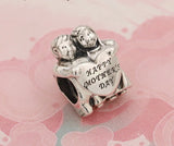 925 Silver Happy Mother's Charm for Bracelet & Necklace