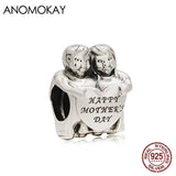 925 Silver Happy Mother's Charm for Bracelet & Necklace