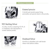 925 Silver Zodiac Cow Charms for Bracelet Bangle