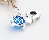 925 Silver Turtle Charm Pendant, Sea Animal S925 Beads