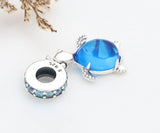 925 Silver Turtle Charm Pendant, Sea Animal S925 Beads
